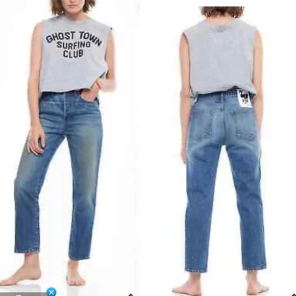 Free People Denim - Mid rise Straight Leg Jeans Free People Size 28